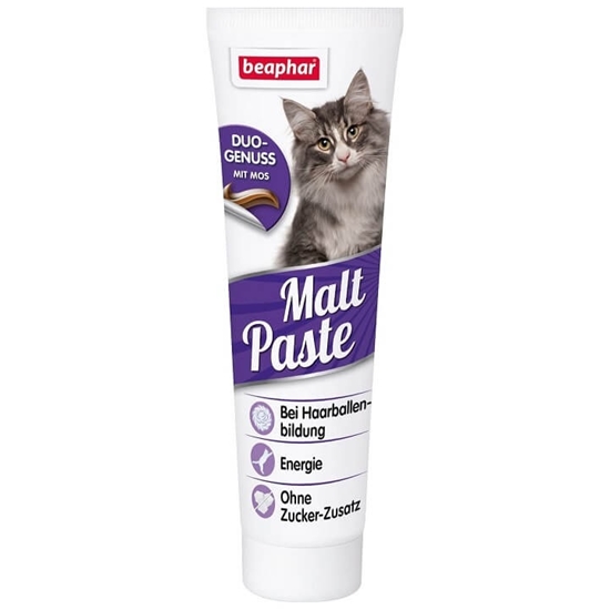 Picture of Beaphar Hairball Paste for Cats 2-in-1 | 100g Anti-Hairball